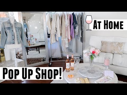 POP UP SHOP At Home or College 👗 Behind the Scenes POP UP SHOP PARTY video