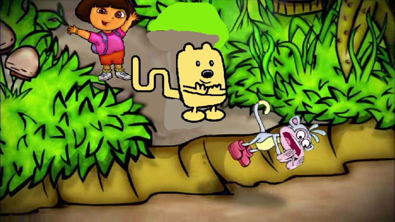 Wubbzy Pushes Boots into quicksand for Dora (picture and audio only) YouTube