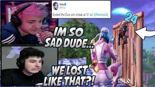 Ninja & Reverse2K Heartbroken After Finally Losing Their 51 Game Winning Streak...