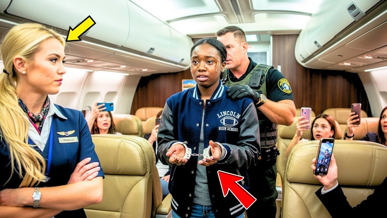 Black Teen Handcuffed on Plane Until Captain Sees Her Grandfather's Military Medal.