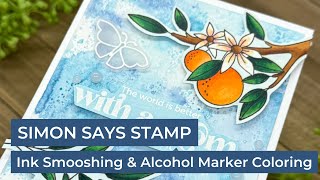 Ink Smooshing & Alcohol Marker Coloring | Simon Says Stamp by Jessica Vasher Designs 198 views 4 weeks ago 16 minutes