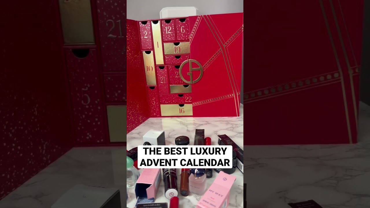 THE BEST LUXURY BEAUTY ADVENT CALENDAR THIS YEAR! #armanibeauty #armaniadvent #armaniadventcalendar
