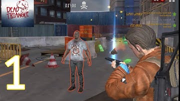 DEAD TRIANGLE: Zombie Games - Gameplay Walkthrough Part 1 - Rotten City (Android, iOS)