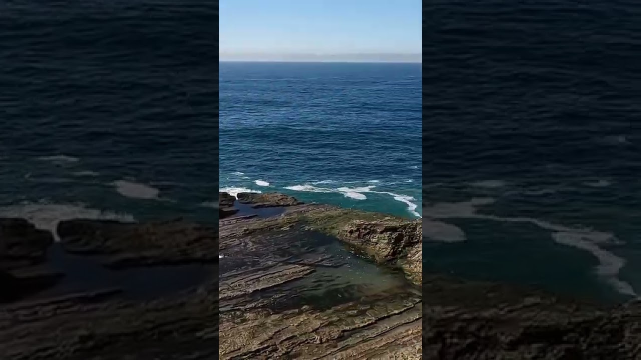 Cliff. Bonny Doon Beach.