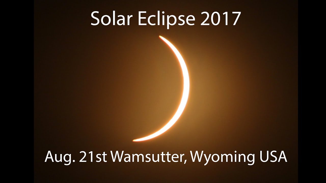 Solar Eclipse 2017 Wamsutter, Wyoming YouTube
