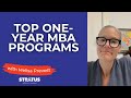 What Are The Top One-Year MBA Programs in the U.S.?