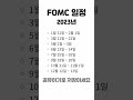 미국 연준 fomc 일정 및 금리 인상 확률 보는 법❗