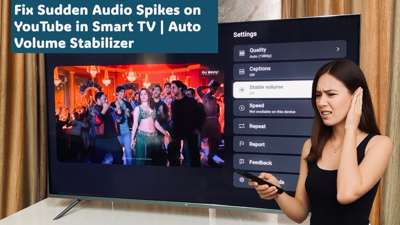 Fix Sudden Audio High or Low Volume on YouTube in Smart TV | Auto ...