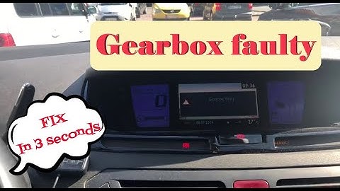 Gearbox faulty Citroen C4 Picasso quick fix