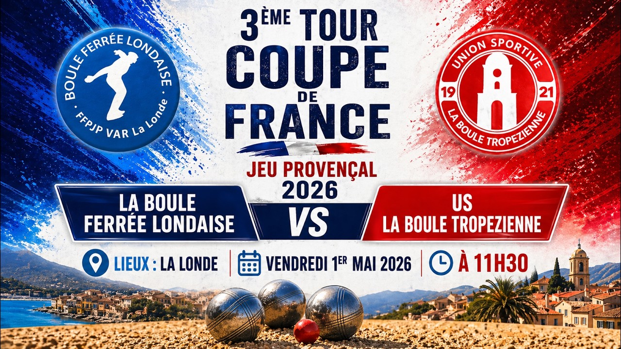 Miniature : 🔴 Direct - 3è Tour Coupe de France Jeu Provençal