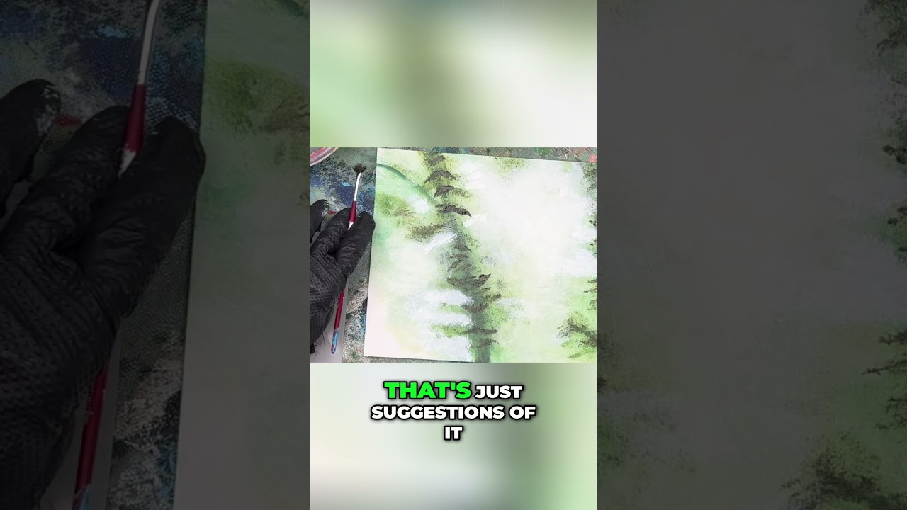 Painting a Deer in Spring Forest | Step by Step Acrylic Technique