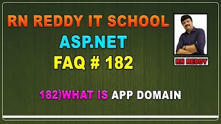 ASP.NET FAQs#182 What is app domain?
