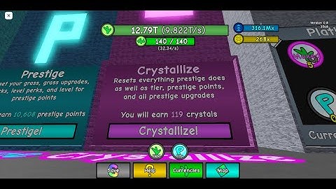 Crystalize (Loop 1) // Grass Cutting Incremental