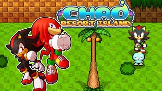 A NEW SONIC FANGAME???? should be played on mobile but CHAO RESORT ISLAND!!