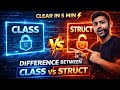 Class vs Structure in C++ | Difference Between Class and Structure in Hindi | OOP Tutorial