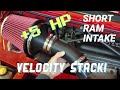 Short Ram Intake VELOCITY STACK install on MR2 Spyder