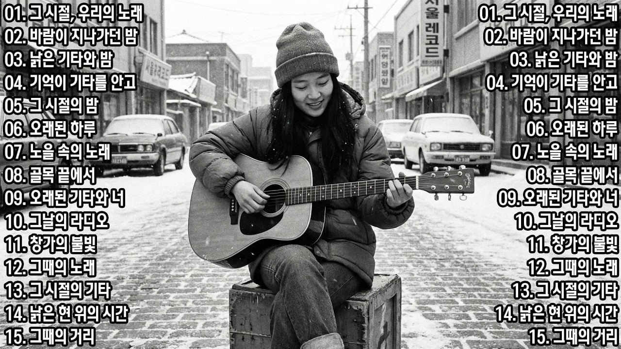 [7080 음악] 겨울이 오면 마음을 따뜻하게 해주는 노래 💖💖 50대 이상 중년의 고독을 달래주는 7080 인생 가요 베스트