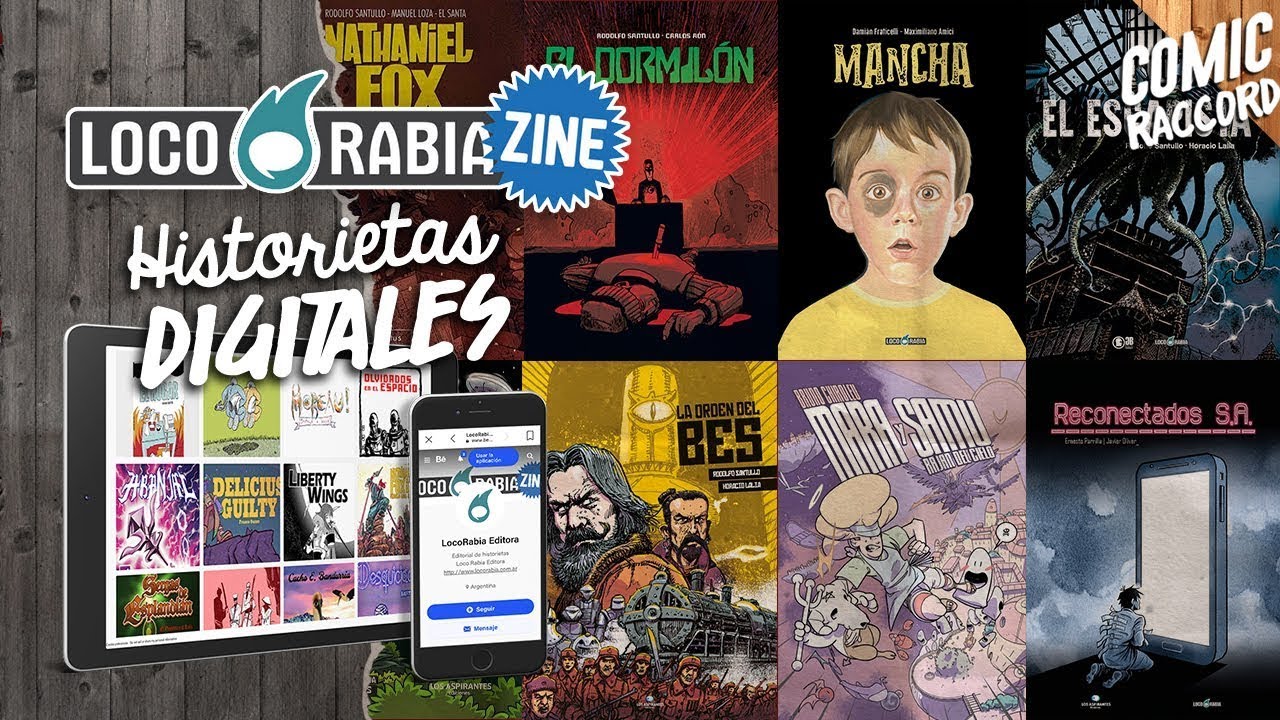 Historietas Digitales: Loco Rabia eZine - Comic Raccord