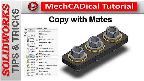 Copy with Mates In SolidWorks