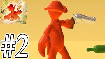 Gumslinger - Gameplay Walkthrough Part 2 - One Shoot Take it All (iOS, Android)