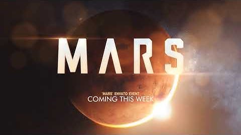 Earth Mars Jupiter - After Effects Template