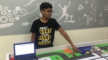 Lego Mindstorm EV3 Boom Barrier Explained by Soham Laladia from RoboFunLab Porbandar