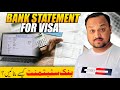 Bank Statement For Visa | Bank Statement Kaise Banaye | Bank Statements For Visaa Application 