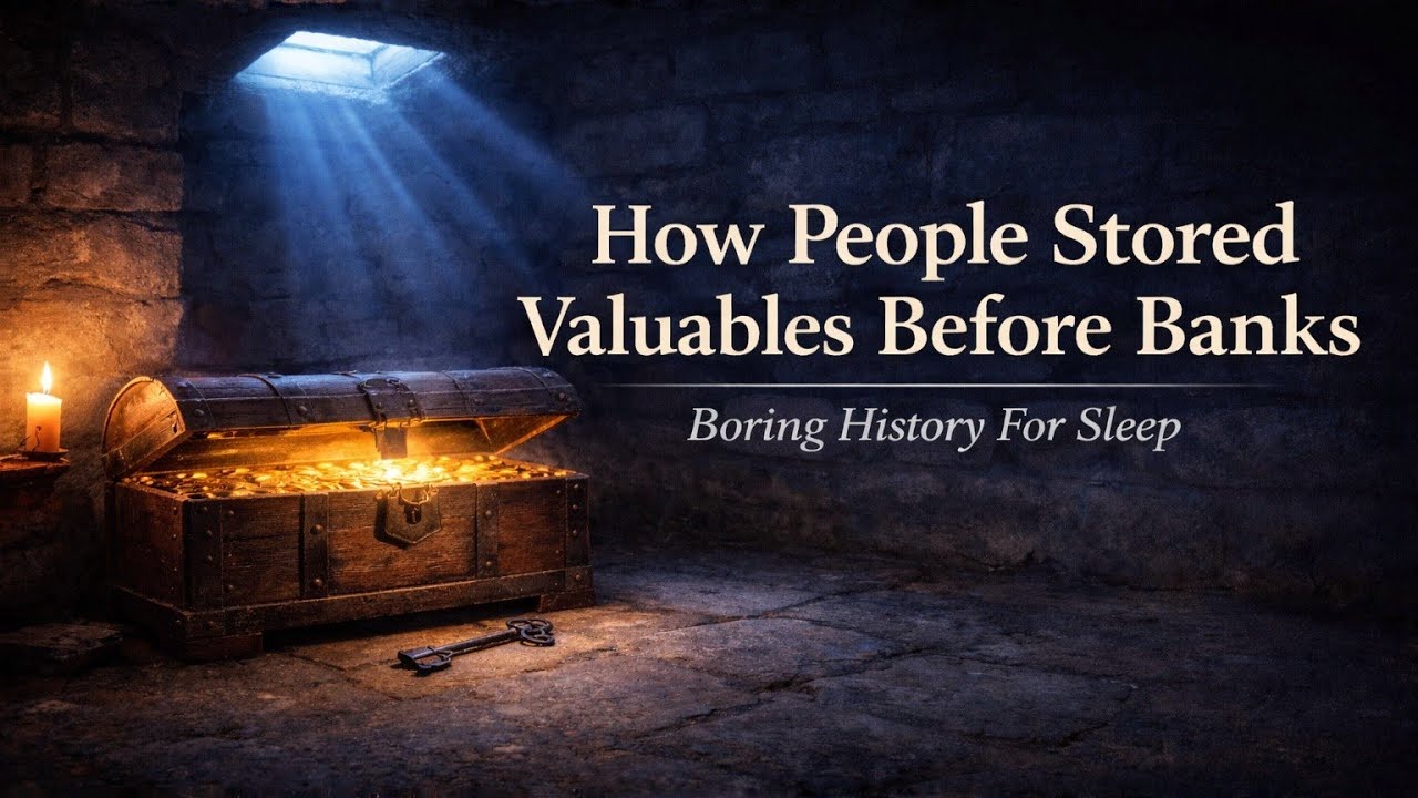 How People Stored Valuables Before Banks | Boring History For Sleep |USA Style |