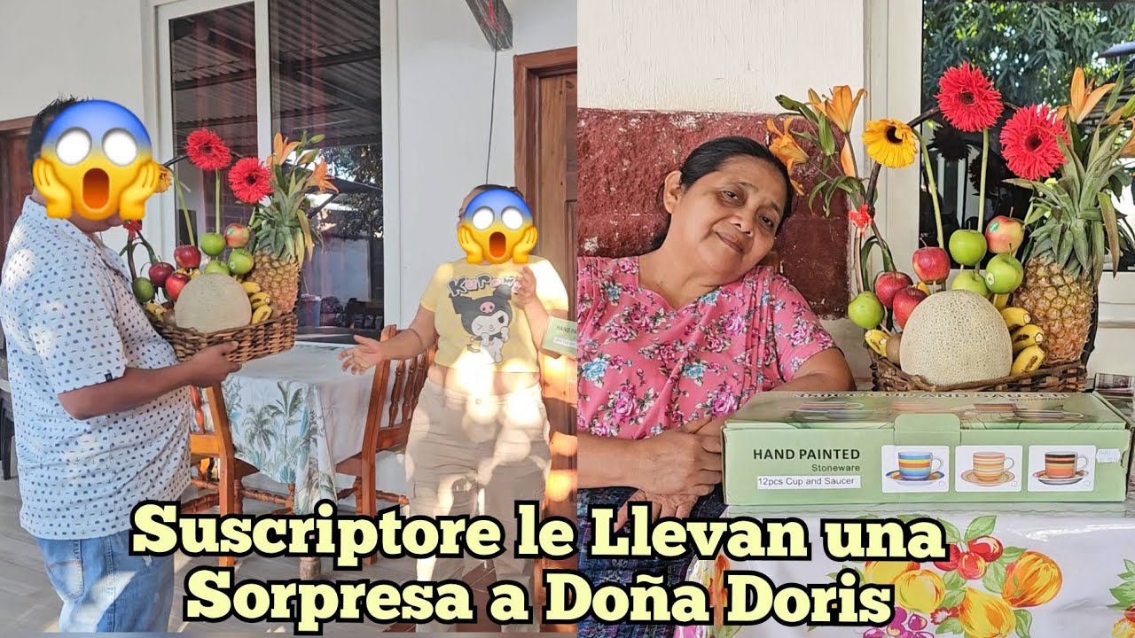 Subscriptores Llegan ala Casa De Doña Doris😱Le Llevan Regalos Por su Cumpleaños Quedo Sorpredndida👸