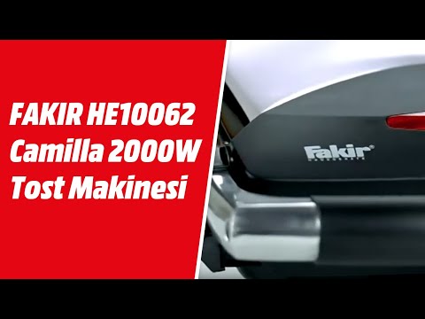 FAKIR HE10062 Camilla 2000W Tost Makinesi Ürün Videosu - FAKIR HE10062 Camilla 2000W Tost Makinesi Ürün Videosu
