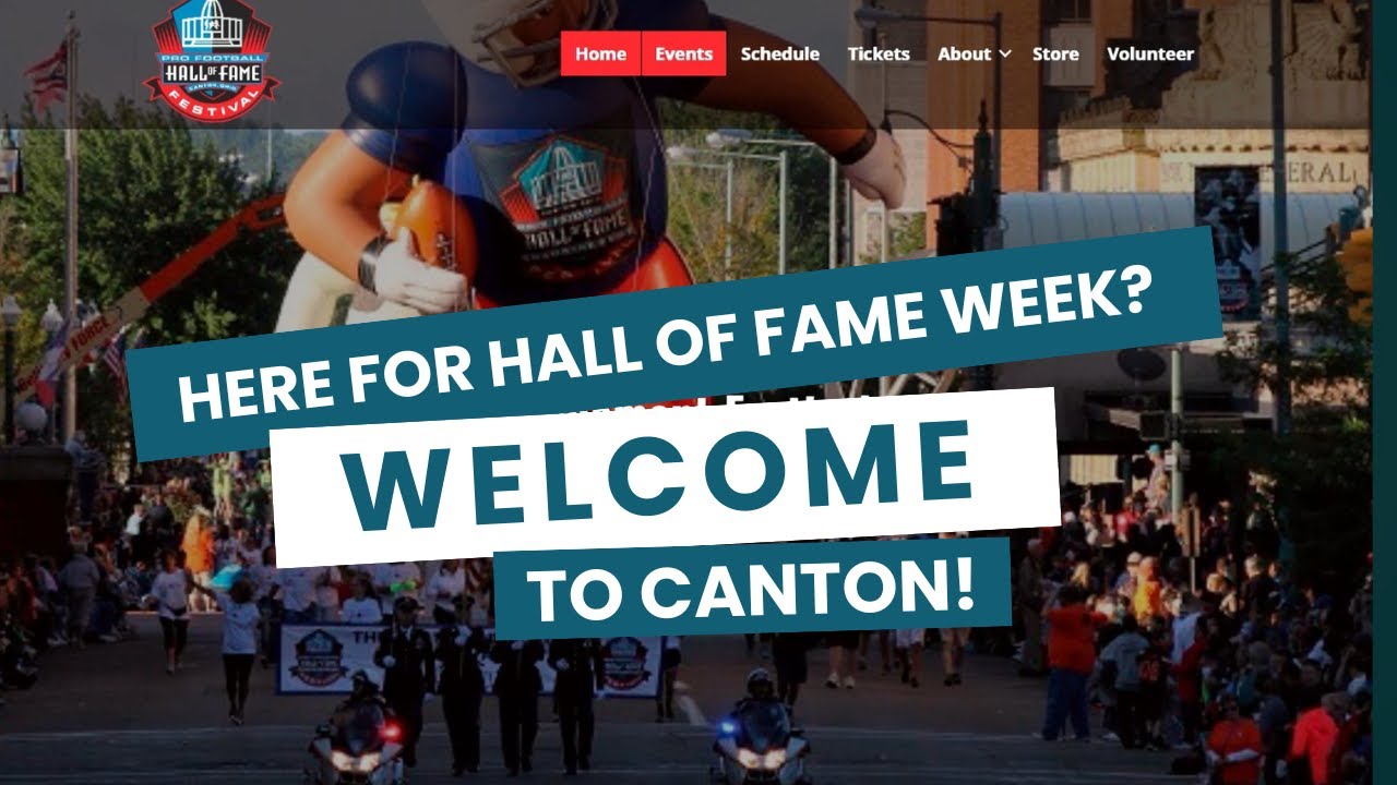 Welcome to Hall of Fame Weekend in Canton, Ohio | Cherry Blend Coffee