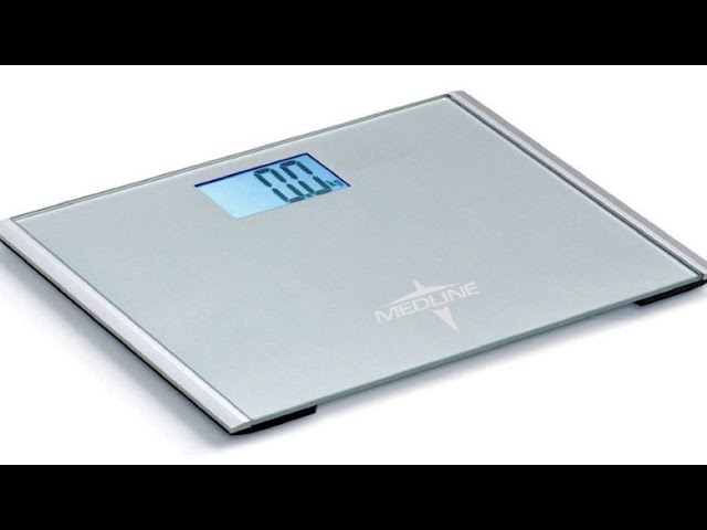 Medline Digital Step-On Bathroom Scale 440lb Cap 1Ct