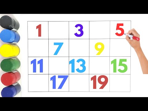 Missing Numbers 1 to 20 | Find Missing Numbers | Write Missing Numbers #numbers