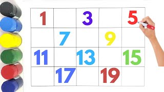 Missing Numbers 1 to 20 | Find Missing Numbers | Write Missing Numbers #numbers