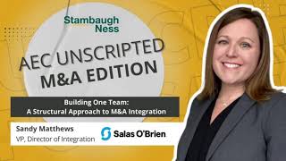 Building One Team: A Structural Approach to M&A Integration