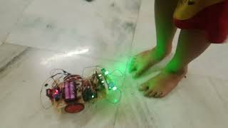 Remote controlled robot car with safety feature & power saving feature(IBR record holding creation)