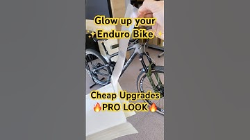✨Cheap Ways to Glow up your Bike🔥 #allmountainstyle #enduro