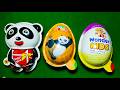 Satisfying 4 Minutes 🤤 Wonder Egg & Panda Chocolate Open Unboxing Sound ✨