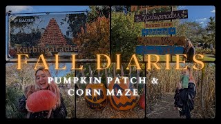 Exploring a Pumpkin Patch & Getting Lost in a Corn Maze!