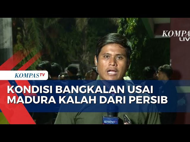 Pantauan di Stadion Gelora Bangkalan Usai Madura United Kalah dari Persib 3-1 class=