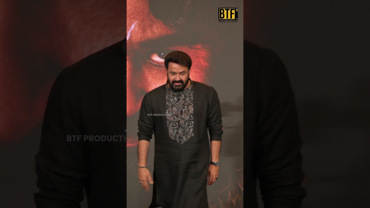 Mohanlal Mass Entry! 🔥 Vrusshabha Trailer Launch Event | Candid Moments