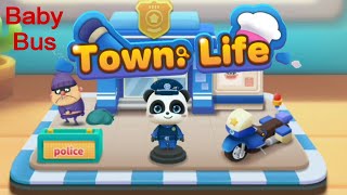 Baby Panda's Town : Life | Police | Baby Bus | Baby Panda Kids Game | Babybus Cartoon New screenshot 1