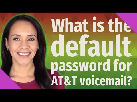 Vídeo: Como faço para redefinir meu PIN do correio de voz da AT&T?