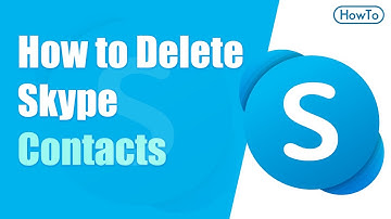How to Delete Skype Contacts