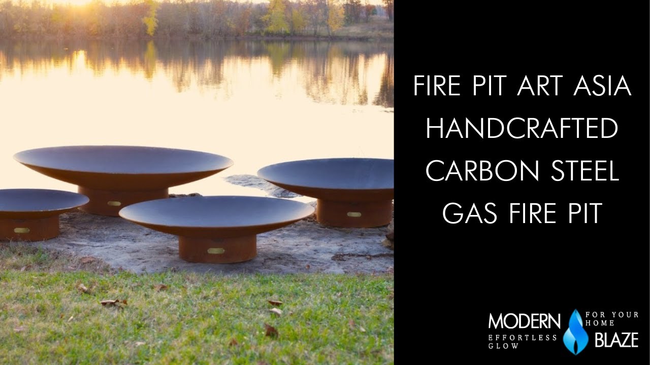 Fire Pit Art Asia Carbon Steel Gas Fire Pit