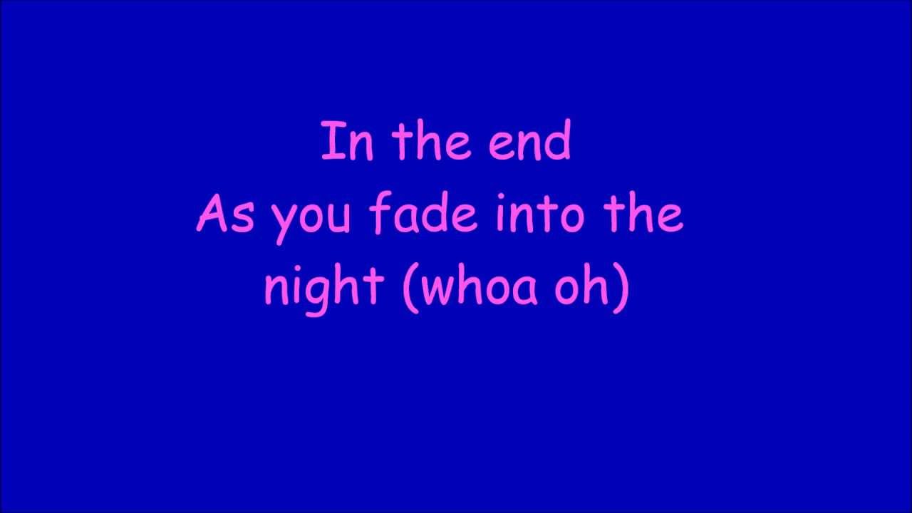 Lyrics In The End Black Veil Brides