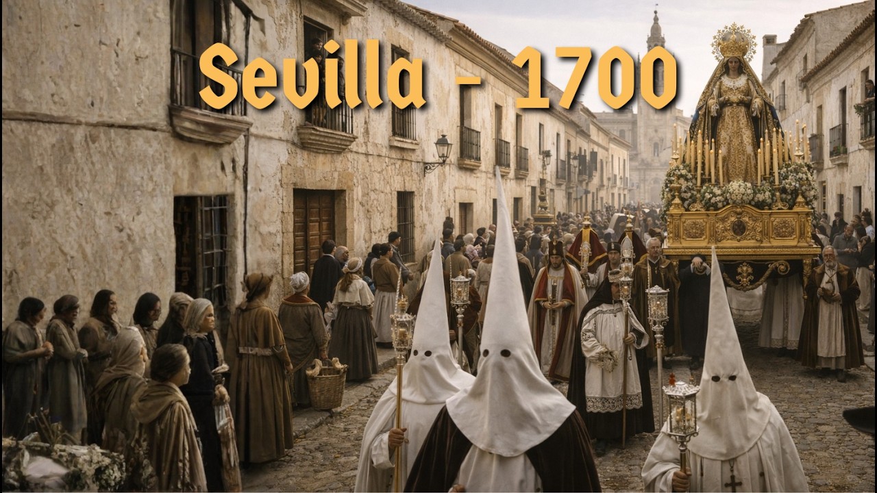 Así era SEVILLA en los 1700  (reconstrucción con IA)