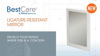 BestCare® Dignity Suite® Ligature-Resistant Mirror with Shelving 