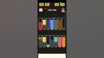 Water sort game level 959