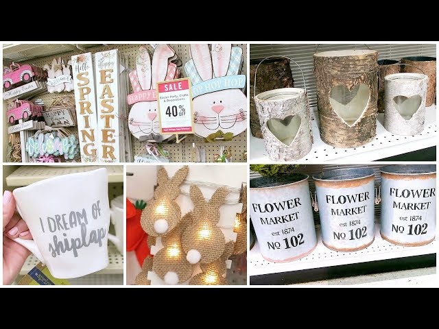 Shop With Me At Hobby Lobby & JoAnns - Spring Decor, Easter Decor, Farmhouse Decor